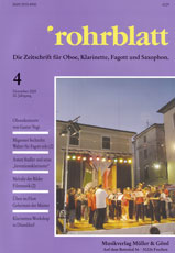Deutschland - rohrblatt, Dezember 2005 - Zeitschrift für Rohrblattinstrumente